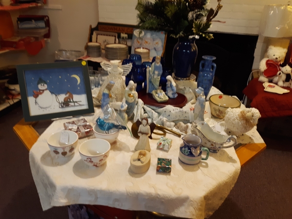 Mustard Seed Thrift Store & Book Nook for the Holidays