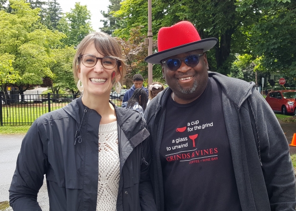 Discussing Next Steps with Rev. Leroy Barber: