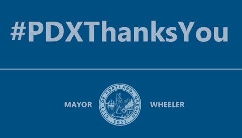 #PDXThanksYou - A Note from our Mayor