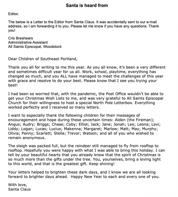 Santa's Response to all the Letters!