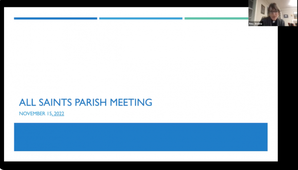Weekly Rector's Note: Parish Meeting Recap, Advent and More!